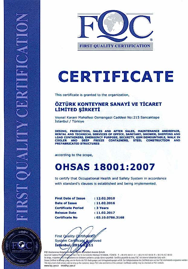 OHSAS - 18001 - 2007