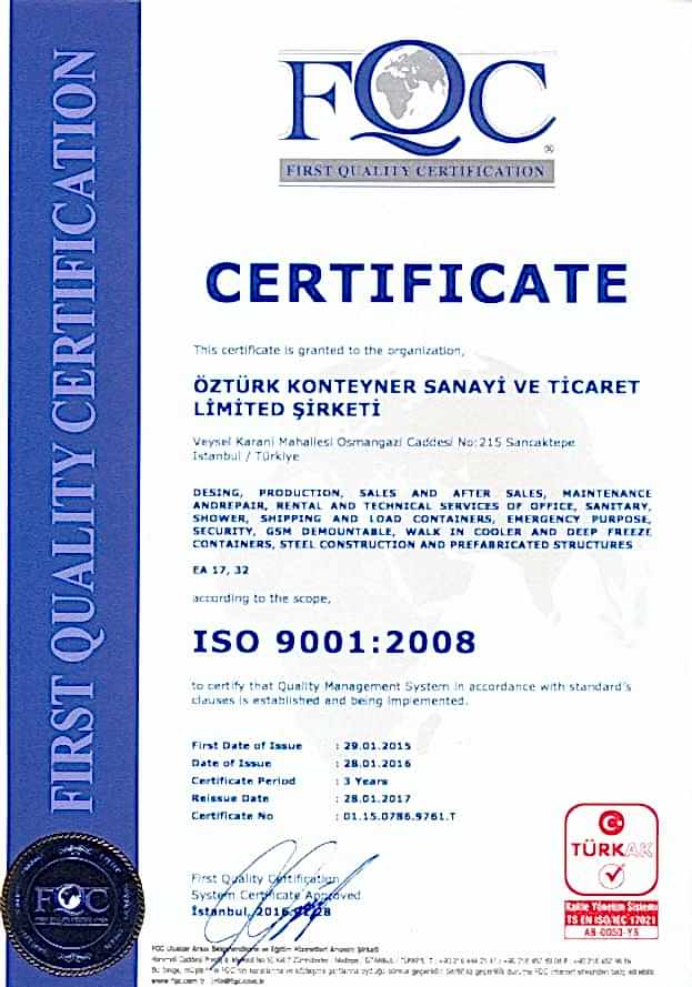 ISO 9001 -2008